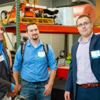 Guests at the Engineering Design Project Preview Event